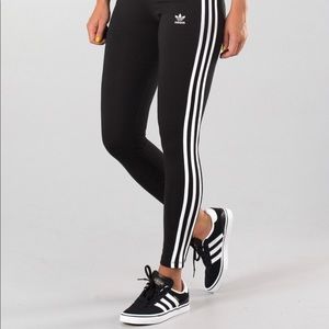 NWT Adidas originals 3 stripe leggings